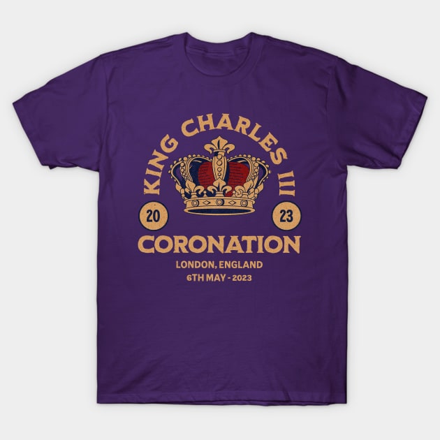 King Charles III Coronation - 2023 T-Shirt by Inspired Saints